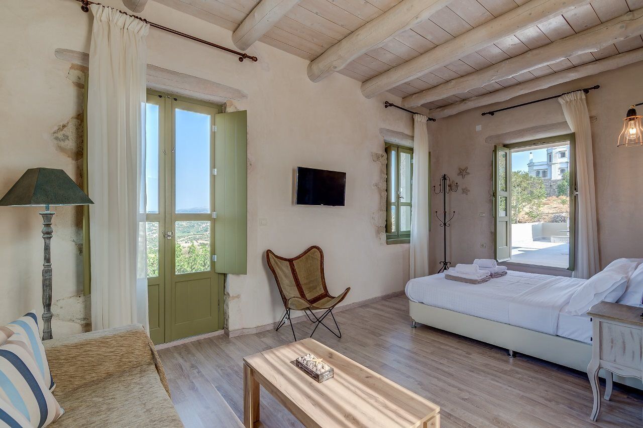 Traditional Stonebuilt Villa Leonanto, Only 5 Km From A Sandy Beach Kastellos Экстерьер фото
